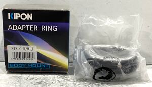 241125A☆ KIPON ADAPTER RING N/G-R/M ライカM→Nikon 元箱付き ♪配送方法＝おてがる配送宅急便(EAZY)♪