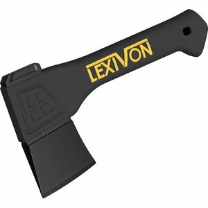 新品 LEXIVON LX-V9 PRグリップ、専用カバー付き、薪割りに大活躍 ・手斧、22.8cm キャンプ 斧・斧 129