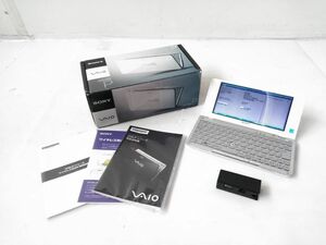 ♪ジャンク SONY ソニー VAIO バイオ Type P VGN-P50 PCG-1Q5N メモリ：1024MB HDD：80GB 元箱/取説付き 0726-8E @80♪