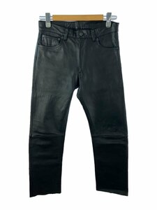 Levi’s◆ボトム/30/馬革ブラック/505-4958/Horse Hide Black Leather Pants