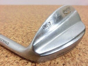 ♪Slazenger スラセンジャー E-90 WEDGE ウェッジ 56° 純正スチールシャフト FLEX-? 中古品♪F1674