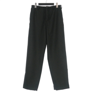 未使用品 ドリスヴァンノッテン DRIES VAN NOTEN 24AW PENNY PANTS ワイド イージパンツ スラックス 48 ブラック 黒 242-020905-9210 メン