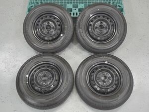 美品 納車前外し ダイハツ 現行 アトレー 純正 スチール 12インチ 4.00B +40 100-4H 145/80R12 80/78N LT【新車外し ハイゼット 2024年】②