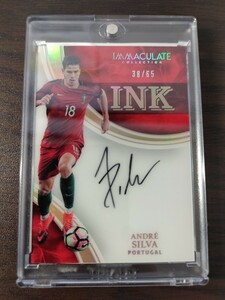 65枚限定 Andre Silva Ink #/65 RC Rookie Auto Autograph 直書き オンカードオート 2017 Panini Immaculate Soccer Football