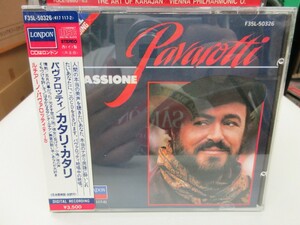 空5｜無傷★ CD / London(F35L-50326) / シール帯（w/OBI）★ LUCIANO PAVAROTTI（パヴァロッティ）「カタリカタリ」