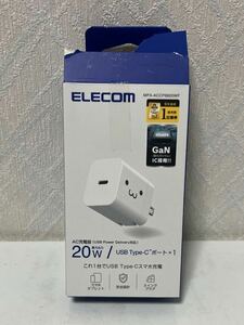 609i0108 エレコム 充電器 Type-C 1ポート USB PD対応 20W PSE認証品 GaN採用 折りたたみ式プラグ しろちゃん MPA-ACCP6820WF