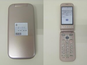 ユ■/Zこ8353　ドコモ docomo らくらくホン F-08C ピンク 簡易動作OK 初期化済 ガラケー 訳ありジャンク 保証無