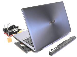 極美品Win11Pro 22H2 15.6HD(1366x768) ASUS R510CA R510C-XX508V Cele-1.5GHz/MEM8GB/HDD500GB/Office2021Pro/Sマルチ〔ダークグレイ〕