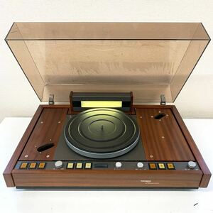 【直接引取り限定】 THORENS TD226 ターンテーブル レコードプレーヤー トーレンス 回転OK アーム無し 傷や汚れ多数 現状品 Hd-5 2093-83