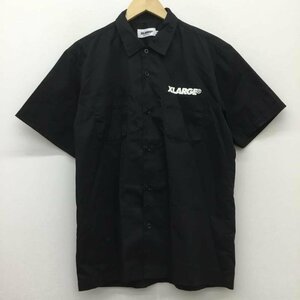 XLARGE M エクストララージ シャツ、ブラウス 半袖 Shirt Blouse 黒 / ブラック / 10110707