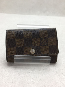 LOUIS VUITTON◆ミュルティクレ6_ダミエ・エベヌ_BRW/-/BRW/メンズ