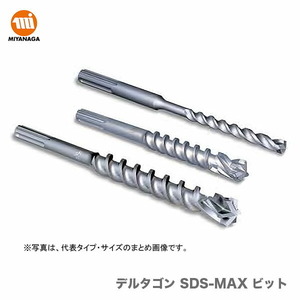 数量限定 ミヤナガ デルタゴン SDS-MAX ビット DLMAX145