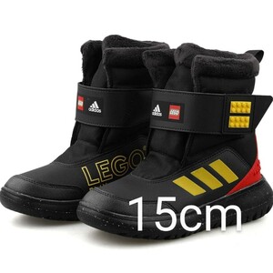 新品 未使用品 adidas LEGO WINTER PLAY ブーツ 15cm ブラック キッズ スノーブーツ 子供 THE NORTH FACE アウトドア シューズ