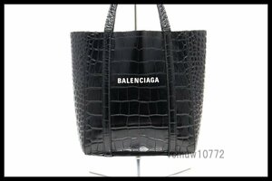 近年モデル希少美中古■BALENCIAGA エブリデイトートXXS 型押しレザー トートバッグ バレンシアガ■1003br333-2D