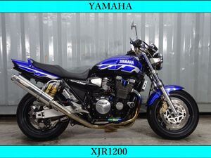 ☆新規車検2年付 YAMAHA XJR1200 4KG ノジママフラー 人気のストロボカラー バックステップキット 全国配送可 YouTubeにて動画見れます