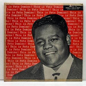 美再生!音抜群! MONO 1stマルーン 深溝 USオリジナル This Is FATS DOMINO (