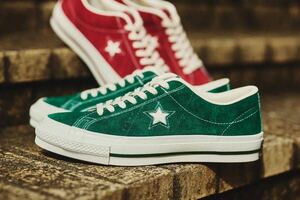 【新品】CONVERSE TIMELINE ONE STAR J VTG GREEN 26.5cm コンバース ワンスター タイムライン ADDICT