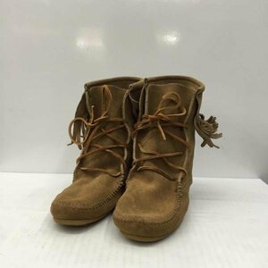 Minnetonka 6 ミネトンカ ブーツ その他 ブーツ 靴 フリンジ MINNETONKA Tramper Ankle Hi Boot 427T SIZE:6 箱有 10026278