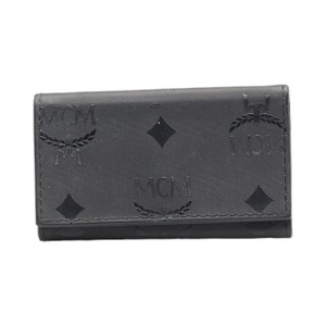 エム シー エム キーケース ブラック PVC レディース MCM 【中古】