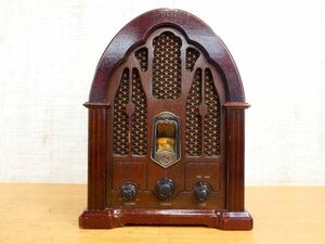 THOMSON アンティーク調 ラジオ MODEL 7-4100J AM/FM オーディオ機器 ＠100(6)