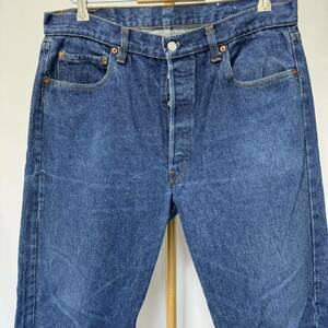 美品 38×34リーバイス Levis ヴィンテージ 80s 90s 米国製 USA製 501 赤耳 ハチマル 黒カン 内股シングル 501xx 66後期 66前期 BIGE