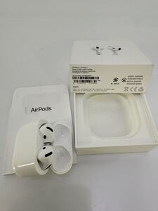 Apple アップル AirPods4 エアポッズ4 第4世代　 MXP63J/A 　A3050/A3053/A3058　 限定保証内 中古品