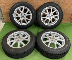 175/65R15 YOKOHAMA iceGUARD IG60【3本/2018年 1本/2019年】(社外アルミホイール) 15X5.5J ET45 4H/100 4本セット！