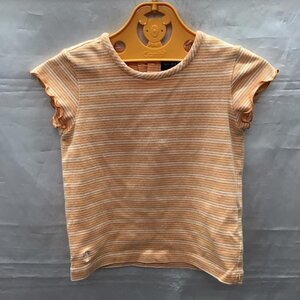 RALPHLAUREN 90cm ラルフローレン Tシャツ 半袖 90cm ベビー ボーダー T Shirt 橙 / オレンジ / X 白 / ホワイト / 10116903