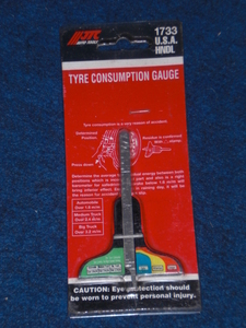 【未使用品】　AUTO TOOLS TYRE CONSUMPTION GAUGE 1733 U.S.A HNDL（4043）