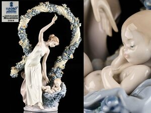 【流】LLADRO リヤドロ フィギュリン 特大陶人形 「リバース」 高42cm TT390