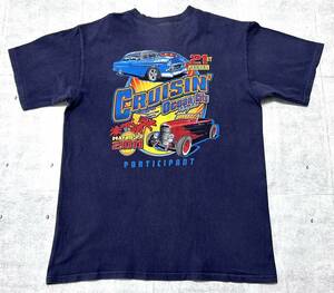 CRUISIN OCEAN CITY Maryland 2011 半袖 Tシャツ　　ヘンリーネック クラシックカー アメ車 旧車 イベント anvil USA企画 vintage 玉9589