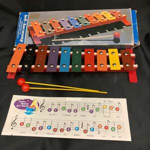 レトロ　ドイツ製　鉄琴　グロッケンシュピールbell harmony Glockenspiele GmbH