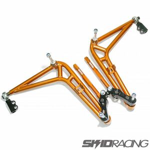 在庫処分 E46 切れ角アップ kit ロアアーム ナックル ロールセンター補正 リア ピロ ドリフト skid racing スキッドレーシング :98 A5