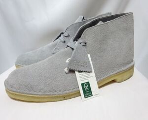 ほぼ未使用 CLARKS Desert Boot 26cm ＵＳ９　ＵＫ８ クラークス スエード デザートブーツ チャッカブーツ グレー デザートトレック