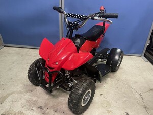 美品！ ミニ四輪 バギー 50cc ポケバイ 本体 エンジン 四輪 バギー 乗用玩具 コンパクト 4輪 混合ガソリン 動作確認済み