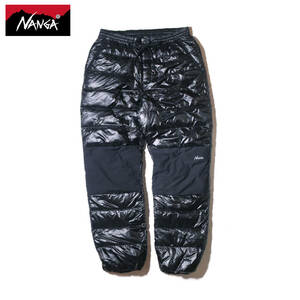 23FW【Nanga ナンガ/MOUNTAIN LODGE DOWN PANTS/マウンテンロッジダウンパンツ/BLK/Lサイズ】mtr