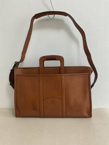 未使用！GHURKA NO34 MARLEY HODGSON EXPEDITER LEATHER BRIEFCASE