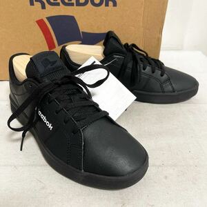 和382★ 新品 箱付き Reebok ROYAL RALLY リーボック ロイヤルラリー カジュアル スニーカー シューズ 22.5 ブラック メンズ