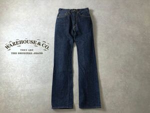 美品●WAREHOUSE●Lot1107●w28●ヴィンテージ レプリカ ねじれ デニム パンツ●ウエアハウス