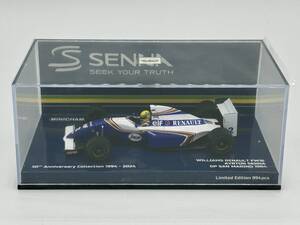 Minichamps 1/43 ウィリアムズ ルノー FW16 #0 A.セナ タバコデカール封入 ミニチャンプス AYRTON SENNA 没後30年記念パッケージ