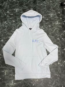 A.P.C アーペーセー　スウェットパーカー　プルオーバー日本製　ロゴ　Sサイズ