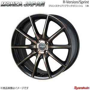 MONZA R-Version/Sprint ホイール1本 レガシィB4 BM9 2009/05～2014/10 NA【17×7.0J 5-100 INSET48 ブロンズクリア/ブラックポリッシュ】