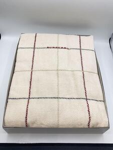 BURBERRY LONDON◆チェックタオルケット/BEG/RRS8880810/140×200cm/コットン