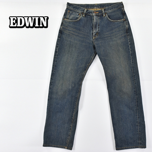 EDWIN エドウイン ★ 日本製 505X (5505) 赤耳 レギュラーストレート デニム ジーンズ パンツ インディゴ メンズ 32