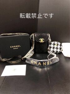 希少新品　CHANEL シャネル ノベルティ スマホショルダー　スマホポーチ コインケース ショルダーポーチ　斜め掛け　ミニバッグ　