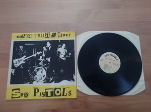 ★セックス・ピストルズ ★Sex Pistols ★Never Trust A Hippy ★中古LP★Rare Item★ジャケット経年汚れ