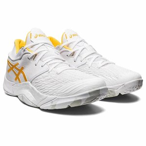 1430748-ASICS/UNPRE ARS LOW ユニセックス バスケットボール シューズ ホワイトサフラン/