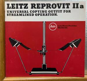 ライカ Leitz Reprovit IIa 大変珍しい 1980年 英語版カタログ 全15ページ