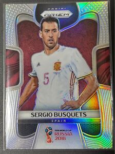 PANINI PRIZM SERGIO BUSQUETS WORLD CUP 2018