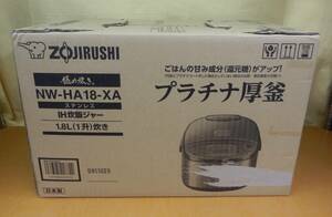 ☆3204 ZOJIRUSHI IH炊飯ジャー NW-HA18-XA 一升炊き 新品未使用品